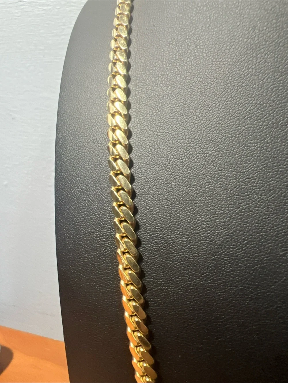 10k Solid Yellow Gold Miami Cuban Link Necklace Chain 26” 7mm Heavy 84.5 grams